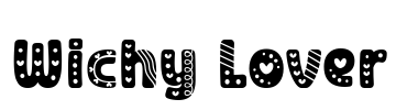 Wichy Lover Font Image