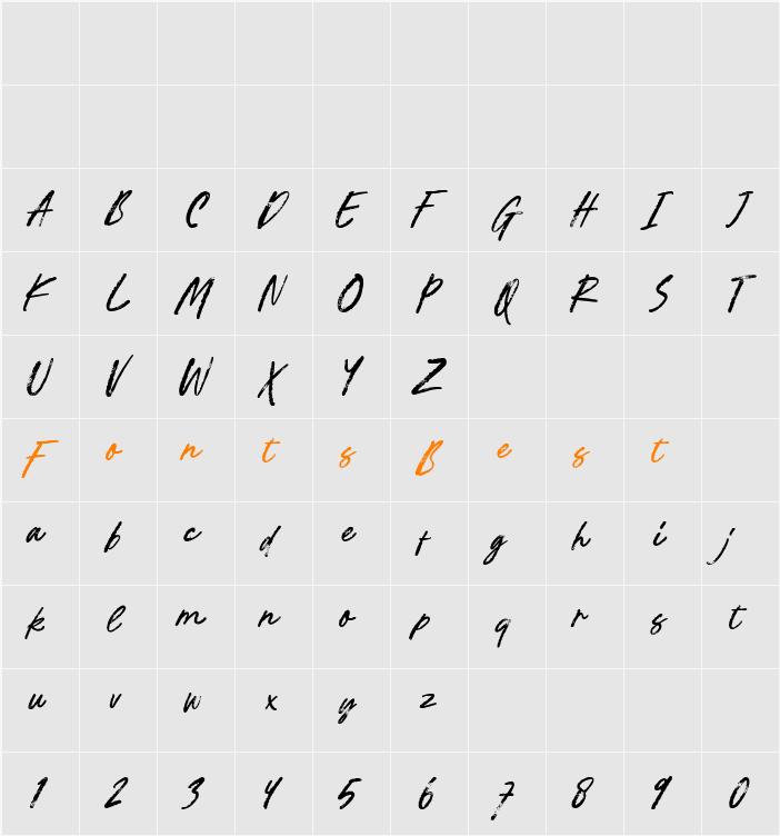 Demo Better Wednesday Solid Character Map