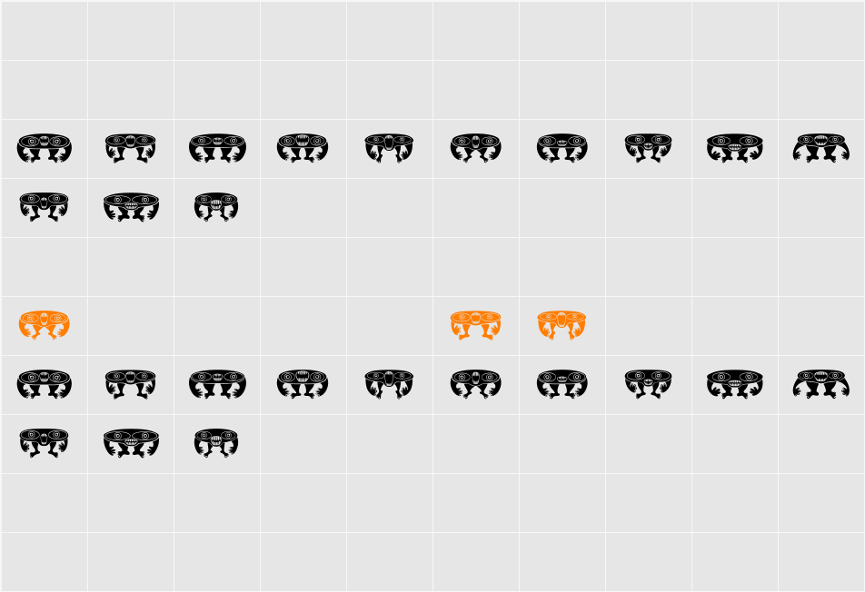 Aliens Character Map