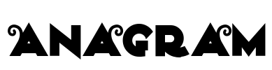 Anagram Font Image