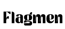 Flagmen Font Image