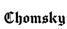 Chomsky Font Image