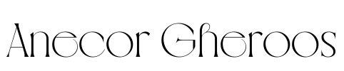 Anecor Gheroos Font Image