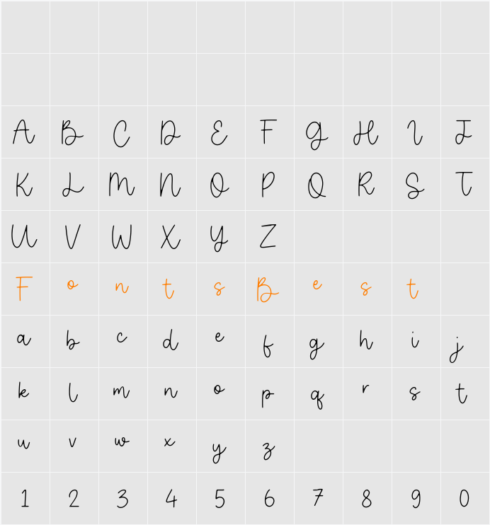 Amberstone Character Map