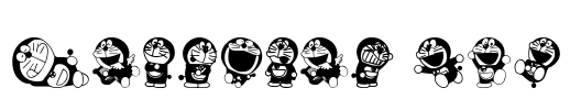 Doraemon Mix Font Image