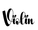 Violin Font Image
