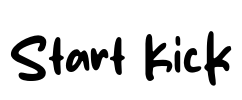 Start Kick Font Image