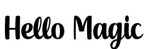 Hello Magic Font Image