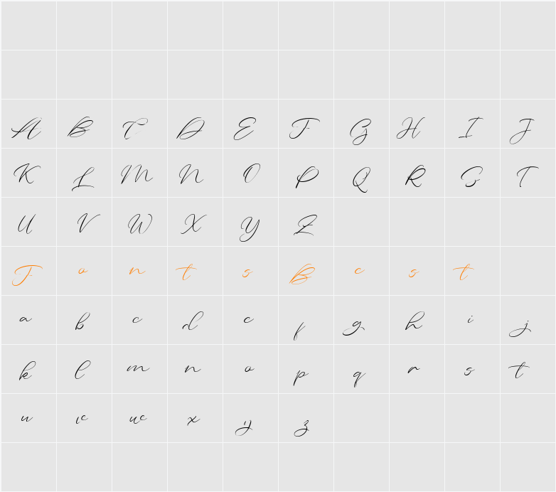 Amalluna FREE Character Map