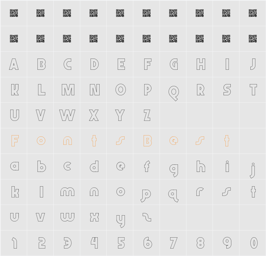 AbraxeousBoldHollow Character Map