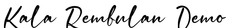 Kala Rembulan Demo Font Image