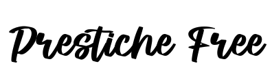 Prestiche Free Font Image