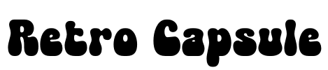 Retro Capsule Font Image