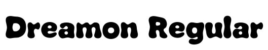 Dreamon Regular Font Image