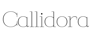 Callidora Font Image