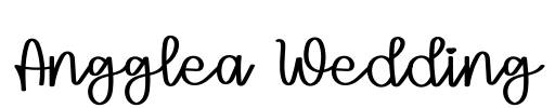 Angglea Wedding Font Image