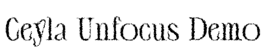 Ceyla Unfocus Demo Font Image