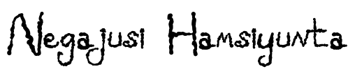 Negajusi Hamsiyunta Font Image