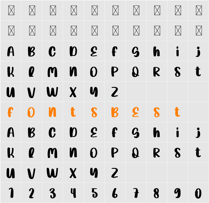 Morning Snow Character Map