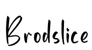Brodslice Font Image