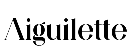 Aiguilette Font Image