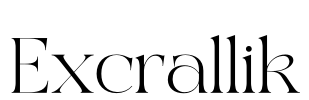 Excrallik Font Image