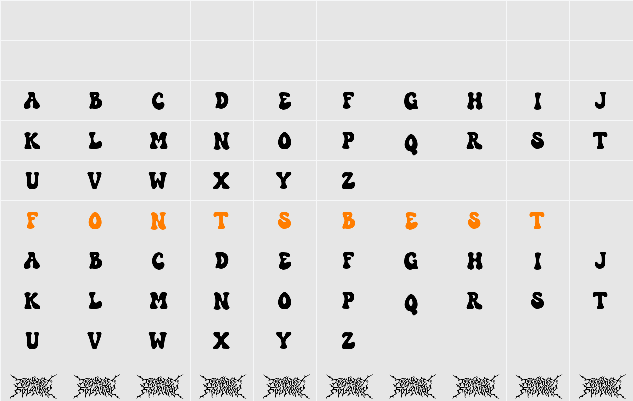 TF Closel Demo Character Map