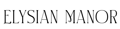 Elysian Manor Font Image