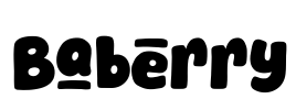 Baberry Font Image