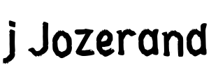 j Jozerand Font Image