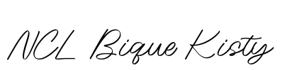 NCL Bique Kisty Font Image