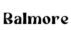 Balmore Font Image