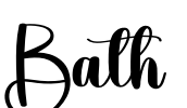 Bath Font Image