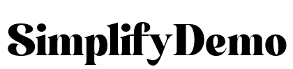 SimplifyDemo Font Image