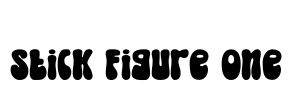 Stick Figure One Font Image