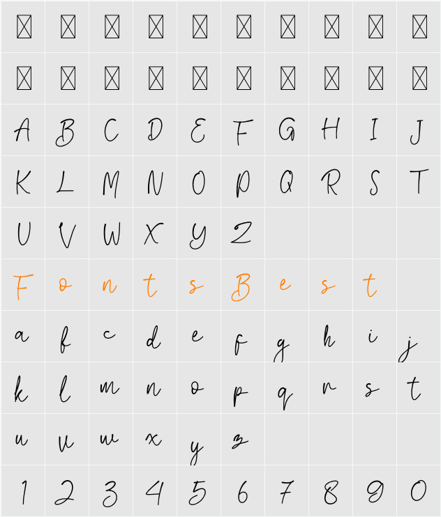 BiegenStinger Demo Character Map