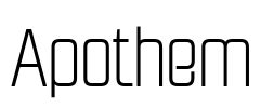 Apothem Font Image
