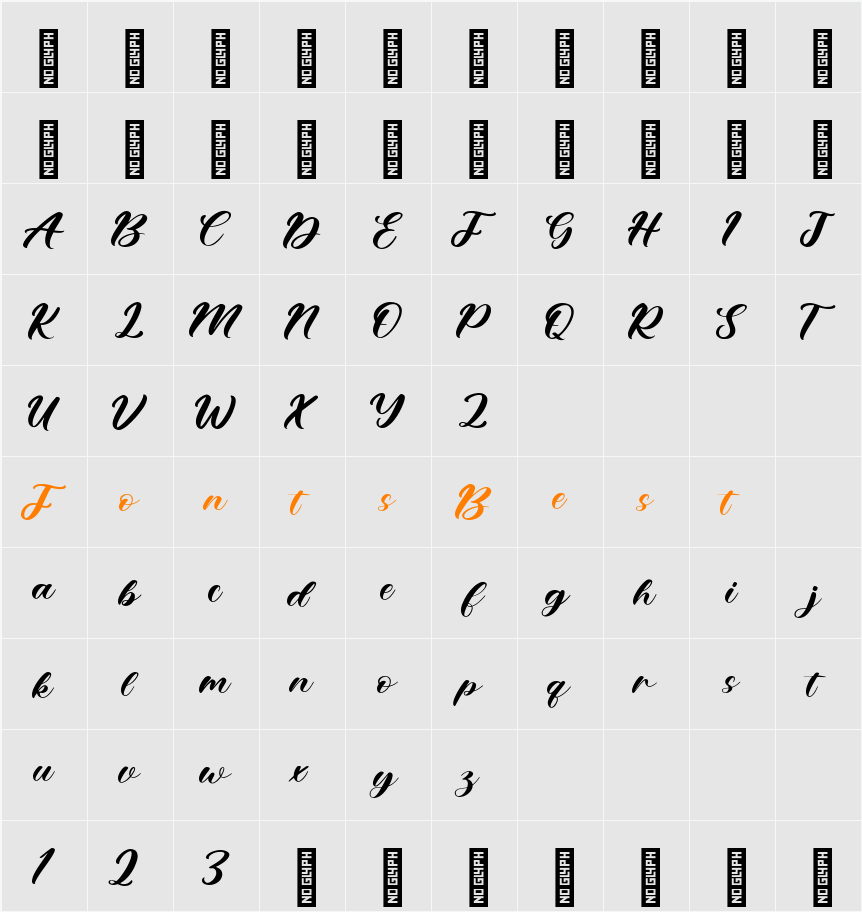 Blissful Stone Blissful Character Map