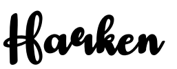 Harken Font Image