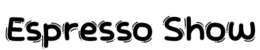 Espresso Show Font Image