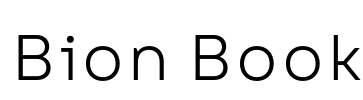 Bion Book Font Image