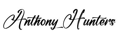 Anthony Hunters Font Image