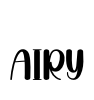 Airy Font Image