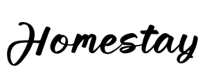 Homestay Font Image