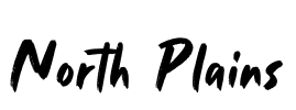 North Plains Font Image