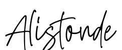 Alistonde Font Image