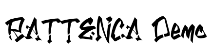 RATTENCA Demo Font Image
