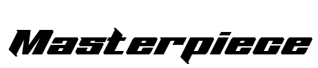 Masterpiece Font Image