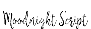 Moodnight Script Font Image