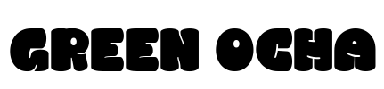 GREEN OCHA Font Image